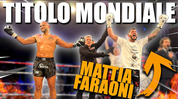MATTIA FARAONI VINCE in un MATCH DURISSIMO contro LUIS MORAIS! 😱🥊
