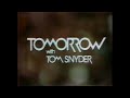 Tomorrow with tom snyder  ted turner and daniel schorr 7979