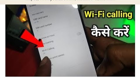 Wifi Calling Kaise Kare | How To Enable WiFi Calling on Android #shorts #wificalling