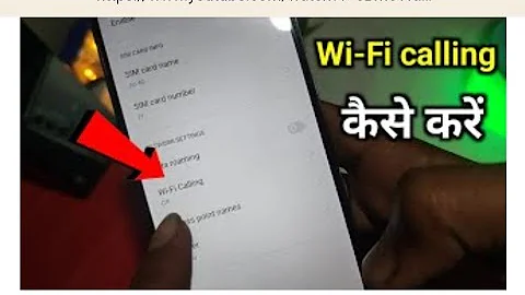 Wifi Calling Kaise Kare | How To Enable WiFi Calling on Android #shorts #wificalling