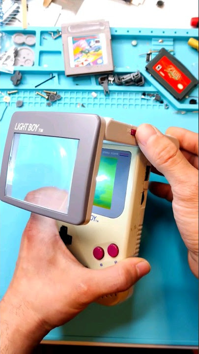 Gameboy Lightboy- satisfying sound! #nintendo #gameboy #retrogaming #satisfying