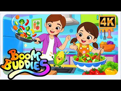 Sebze Şarkısı Çocuklar Için Eğitici Videolar - Boom Buddies