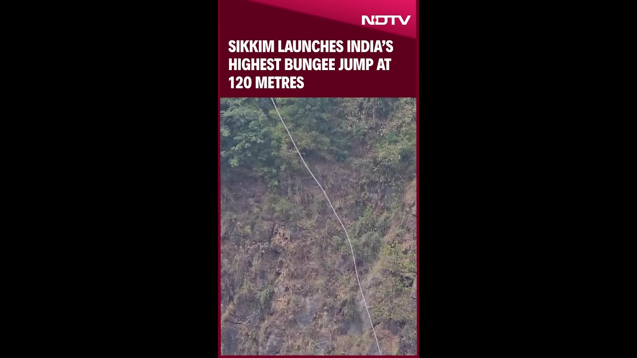 Sikkim Launches India’s Highest Bungee Jump At 120 Metres