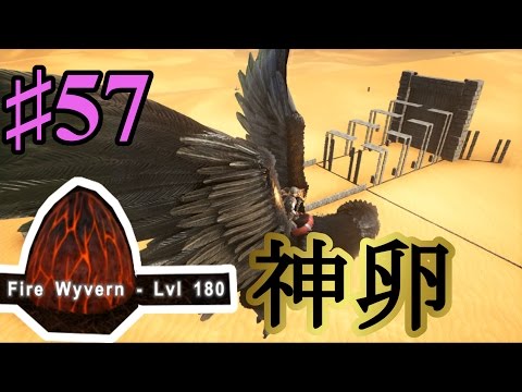 57 Ark Sco ワイバーントラップ建設 炎竜神卵 Pc版公式pve Ark Survival Evolved Youtube