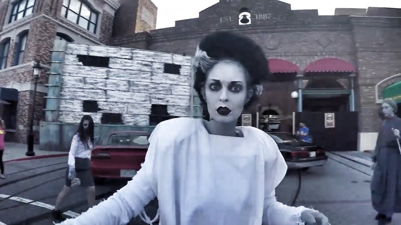 HHN25 Halloween Horror Nights Die In Theatre Scare Zone Classic Monsters 2015