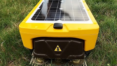 A herd of Vitirover robots at work in a vineyard