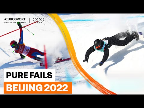 'Really nasty fall! | Pure Olympics Fails | Winter Olympics 2022 - ski fun moments