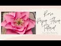 Easy paper flower crafts  garden wedding backdrop  diy home decor  paper roses  decoration ideas