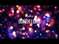 Looped purple bokeh light background