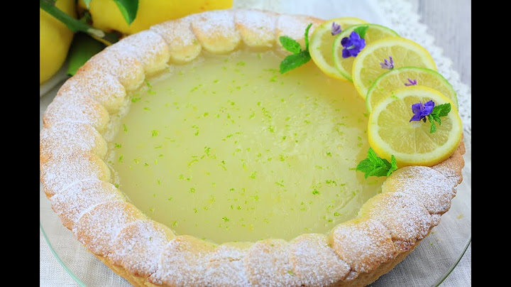 Crostata al limone: profumata, leggera e super golosa!