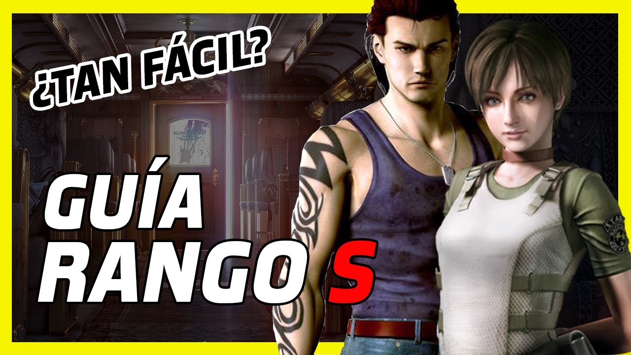 🏆 GUÍA para terminar Resident Evil 0 HD Remaster con RANGO S y obtener el LANZACOHETES INFINITO