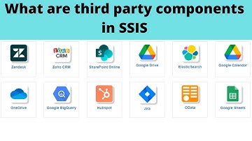 126 What are third party components in SSIS