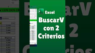 Fórmula BuscarV con dos Condiciones en Excel #exceltutorial #exceltips