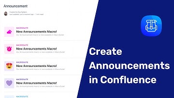 MacroSuite Announcements for Confluence