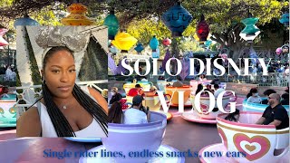 I WENT TO DISNEYLAND ALONE FOR THE FIRST TIME! Solo Disney Trip Vlog 2022
