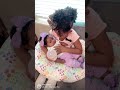 Big sister holding baby sister #shorts # #vlogmas #viral