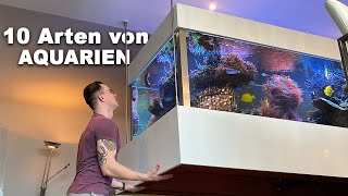 10 Arten von Meerwasseraquarien