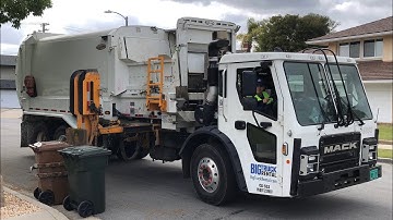 Big Truck Rental Mack LR Labrie Automizer Garbage Truck in SoCal!