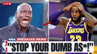 "Michael Jordan DESTROYS LeBron & KD For Disrespecting Magic Johnson"