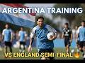 Argentina's Fiery Training Session Ahead of England World Cup Semi-Final : Messi Ready?