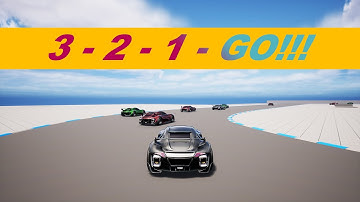 Unreal Engine 5 - Car Race - Countdown Effect