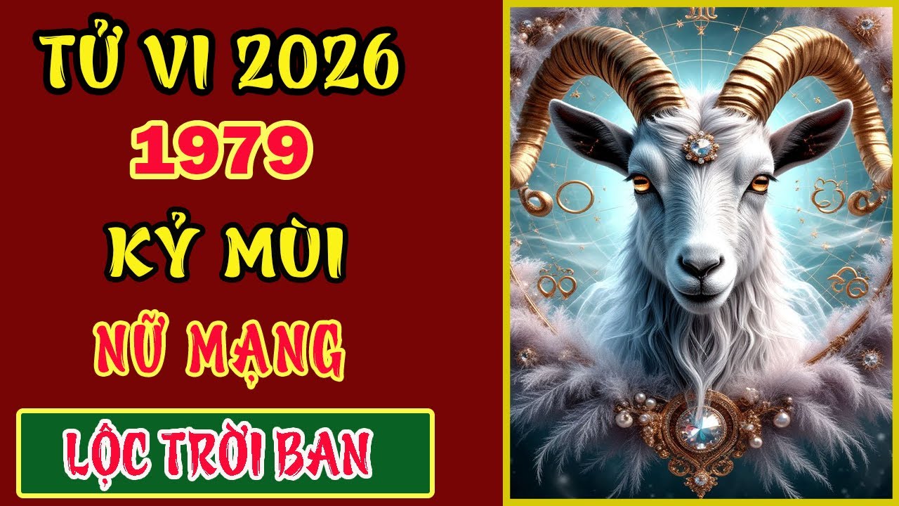 Tử vi tuổi Kỷ Mùi 1979 nữ mạng, năm 2026, vận đỏ nối tiếp, quý nhân nâng đỡ.