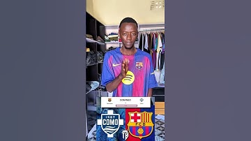 Thumbnail of Barcelona will be playing against Como in the Joan Gamper trophy