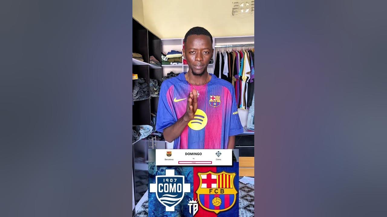 Barcelona will be playing against Como in the Joan Gamper trophy