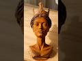 Rust removal on metal statue #metal #rust #cleaning
