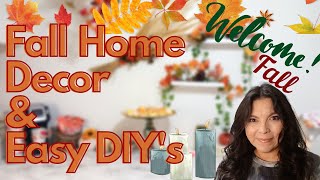 Fall Home Decor and Easy DIYs #falldecor #falldecordiy #easydiy