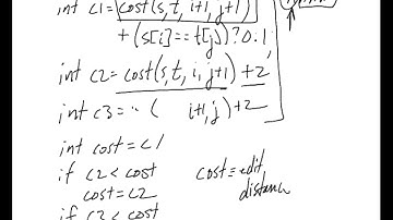 Algorithms 15.4 - dynamic programming sequence alignment