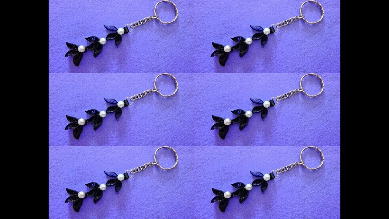 How to Make Quilling KeyChain / Tutorial / Design 11 - YouTube