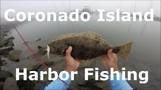 How to catch Bass and Halibut from Shore  San Diego Bay