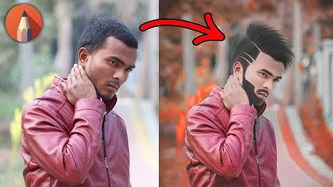 Hair Style Editing Tutorial Step By Step in Hindi || Autodesk Sketchbook Best Android App 🔥