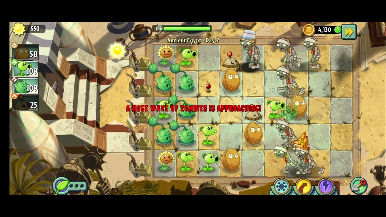 Plants vs Zombies 2 Adventure – Day 2 | Naye Zombies Ka Attack!