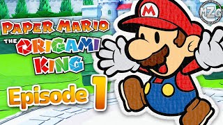 Paper Mario: The Origami King Part 1 - Mushroom Kingdom Folded! Intro!