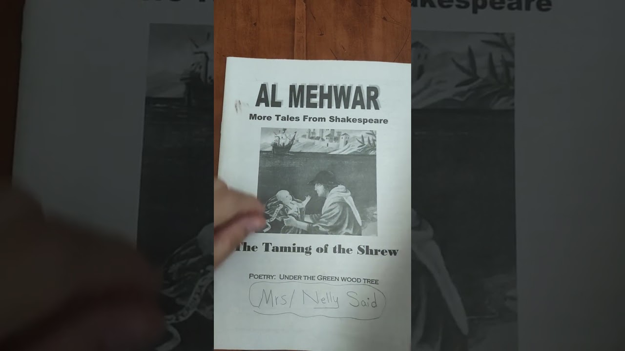 Taming of the Shrew Chapter 1&2&3 Prep2 Mrs/ Nelly Said