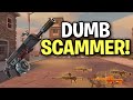 Dumb angry scammer scams himself scammer get scammed fortnite save the world