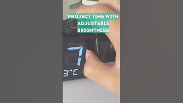 FM RADIO PROJECTION DIGITAL ALARM!! #youtubeshorts #shortsvideo #youtube #shorts #short #clock