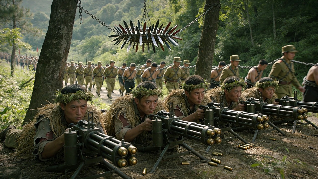 中國高手偽裝村民，布下陷阱成功伏擊日軍，秒殺日軍一個連！⚔️ 抗戰 | Kung Fu