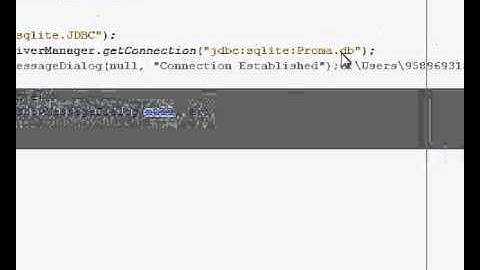 Java prog#2 . Database Connection (Sqlite or MySQL ) to Java