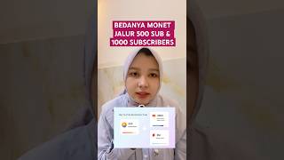 THIS IS THE DIFFERENCE! YOUTUBE MONETARY PATH 500 SUBS & 1000 SUBS | BEGINNERS MUST KNOW THIS!