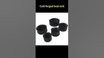 Cold forging process for led heat sink manufacturing #led #heatsink #factory #ledlights #coldforging
