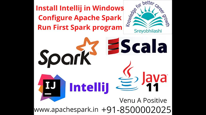 Install Intellij & run first Spark program in windows | Configure spark in Intellij