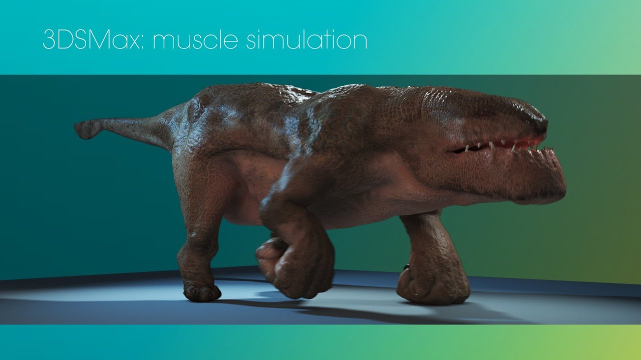 Creature muscle simulation on 3dsmax v2 breakdown - YouTube