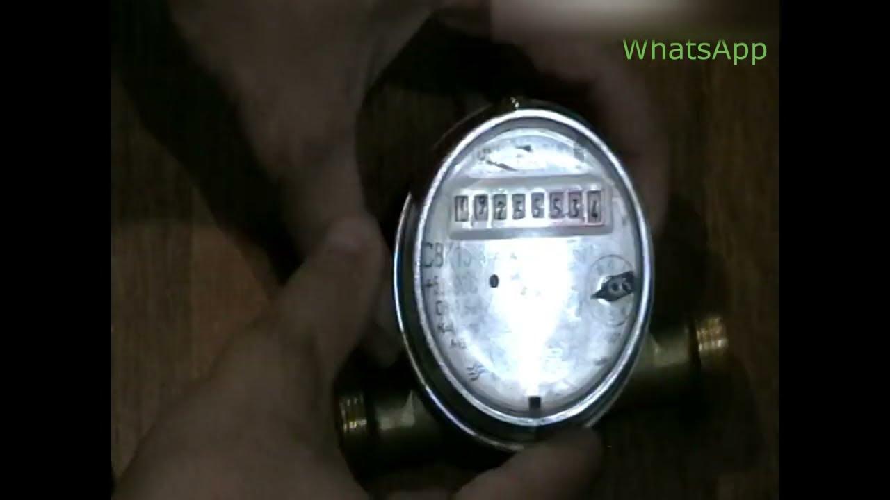 Как остановить водяной счетчик СВК-15. Модификация под мелкий магнит ...