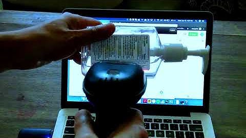 NBS Video tutorial - How to use with a laser barcode scanner