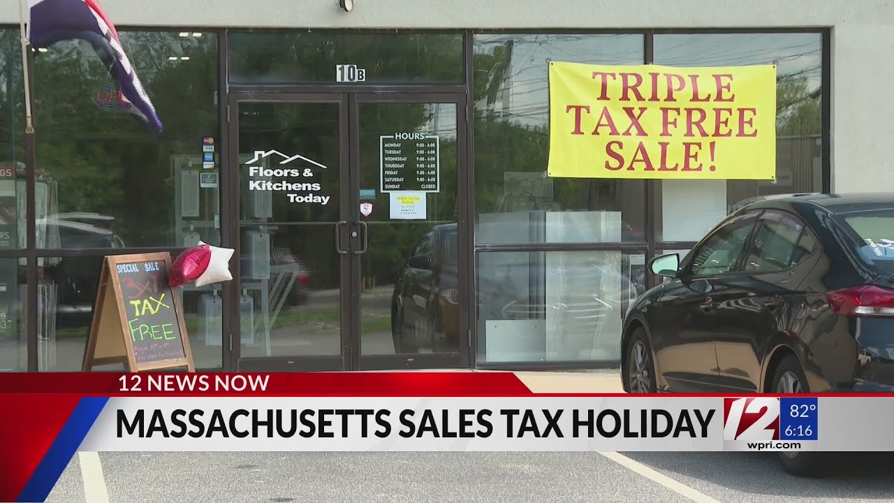 Sales Tax Holiday weekend held in Massachusetts - YouTube
