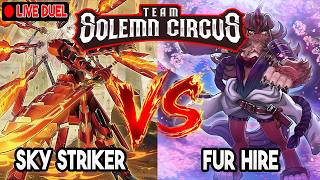 Sky Striker Vs Fur Hire GMX Yu-Gi-Oh! Locals Feature Match | Live Duel