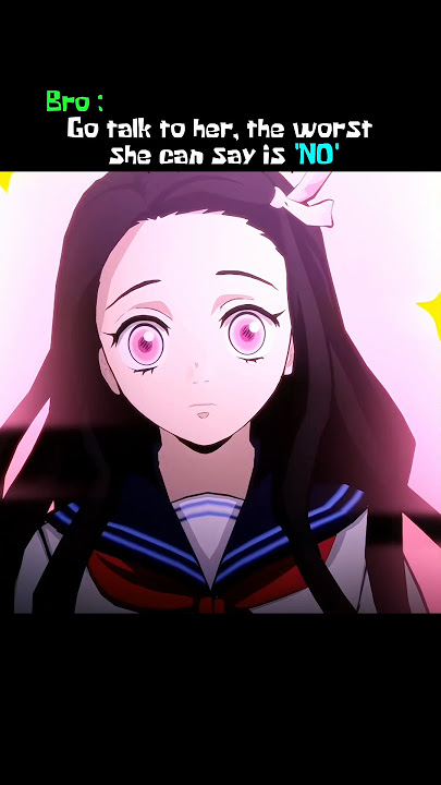 Nezuko rejected Zenitsu ❤️‍🩹👘 #demonslayer #nezuko #tanjiro